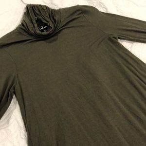 Turtleneck T-shirt Dress